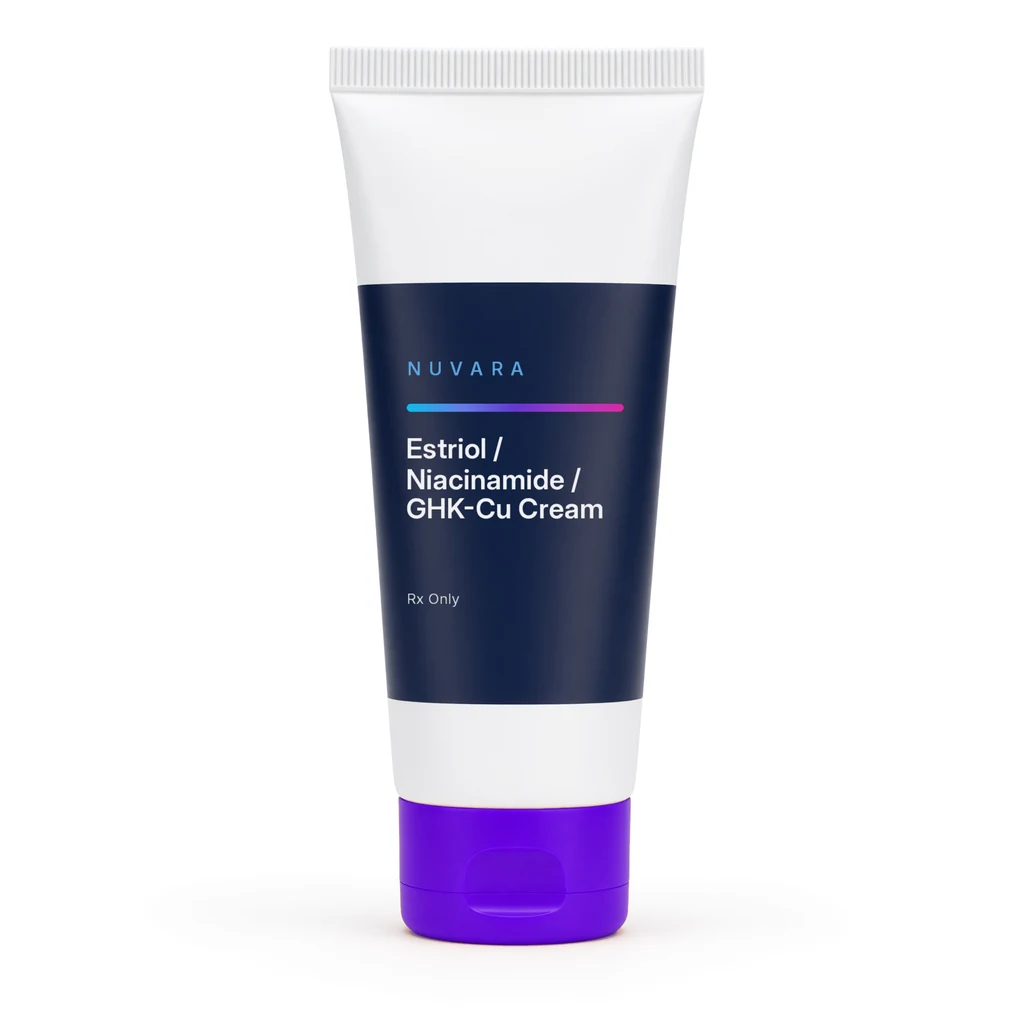 NUVARA Estriol / Niacinamide / GHK-Cu cream tube