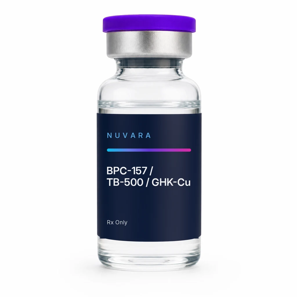NUVARA BPC-157 / TB-500 / GHK-Cu injectable vial