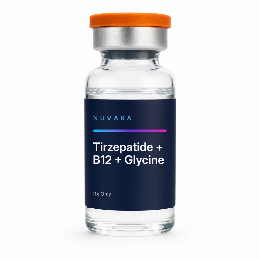 NUVARA Tirzepatide + B12 + Glycine injectable vial