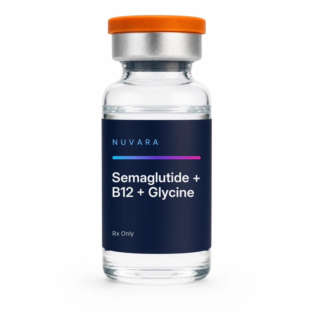 NUVARA Semaglutide + B12 + Glycine injectable vial