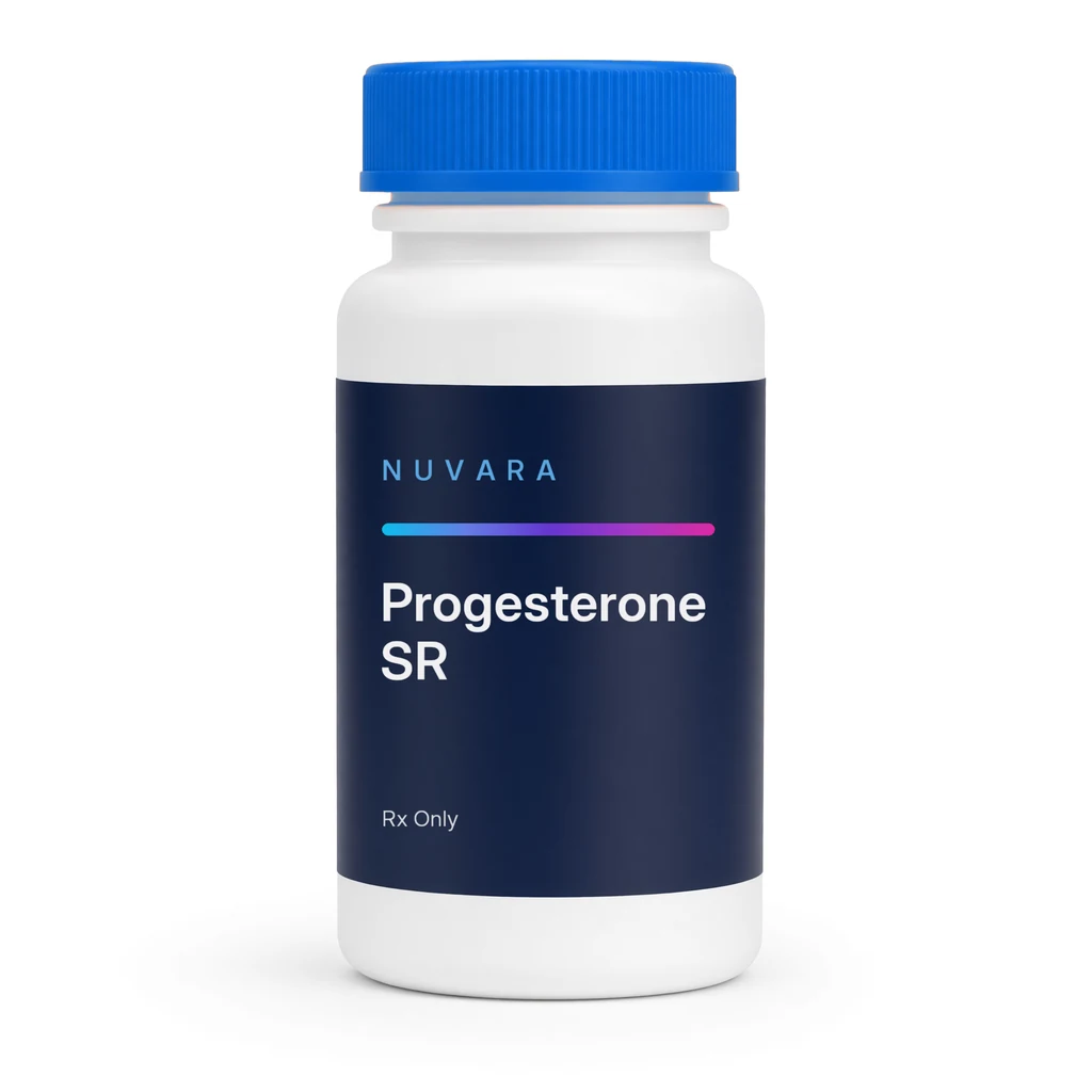 NUVARA Progesterone SR oral capsules bottle