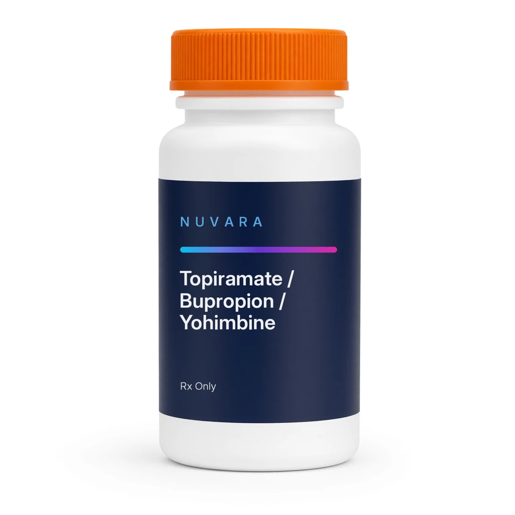 NUVARA Topiramate / Bupropion / Yohimbine oral tablets bottle
