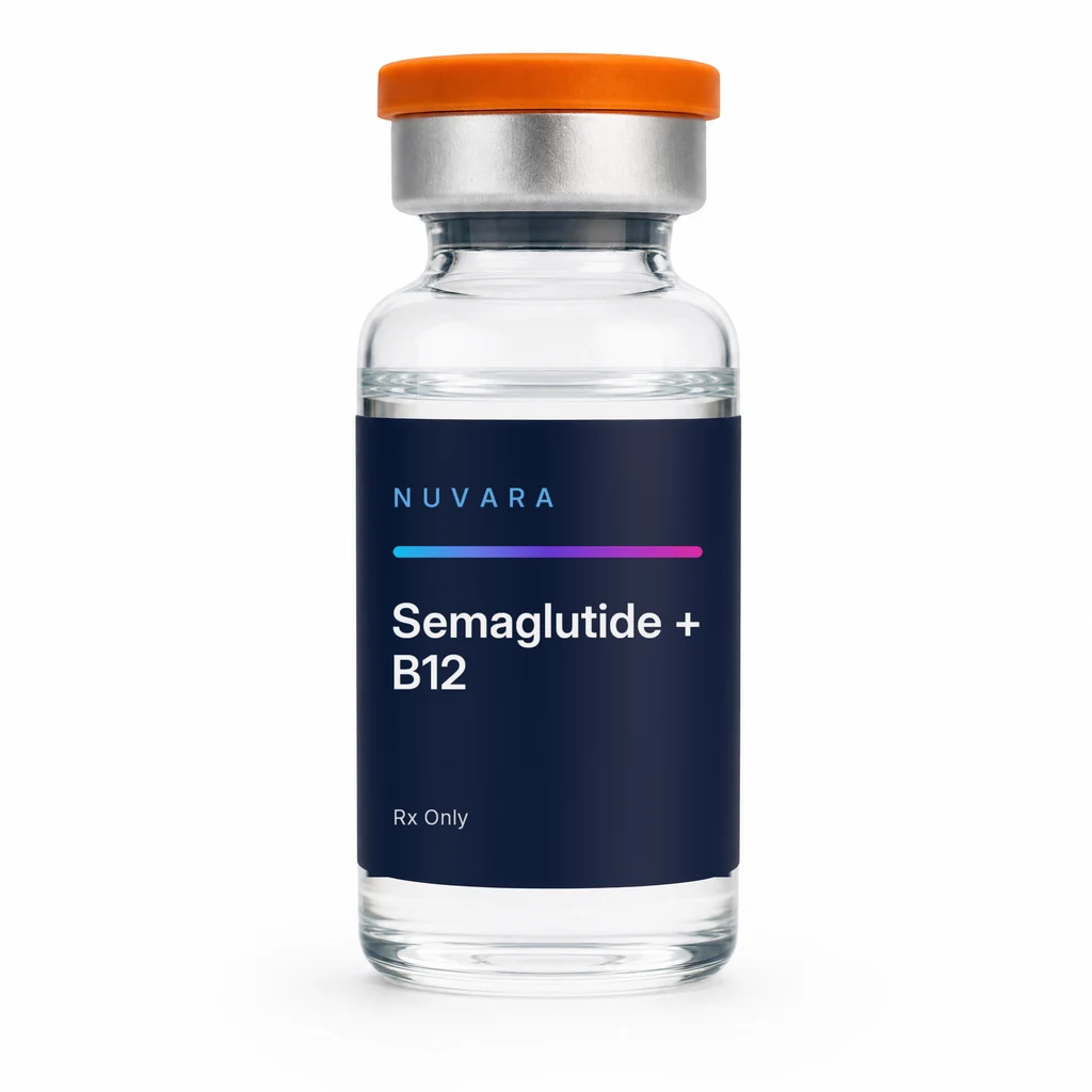 NUVARA Semaglutide + B12 injectable vial